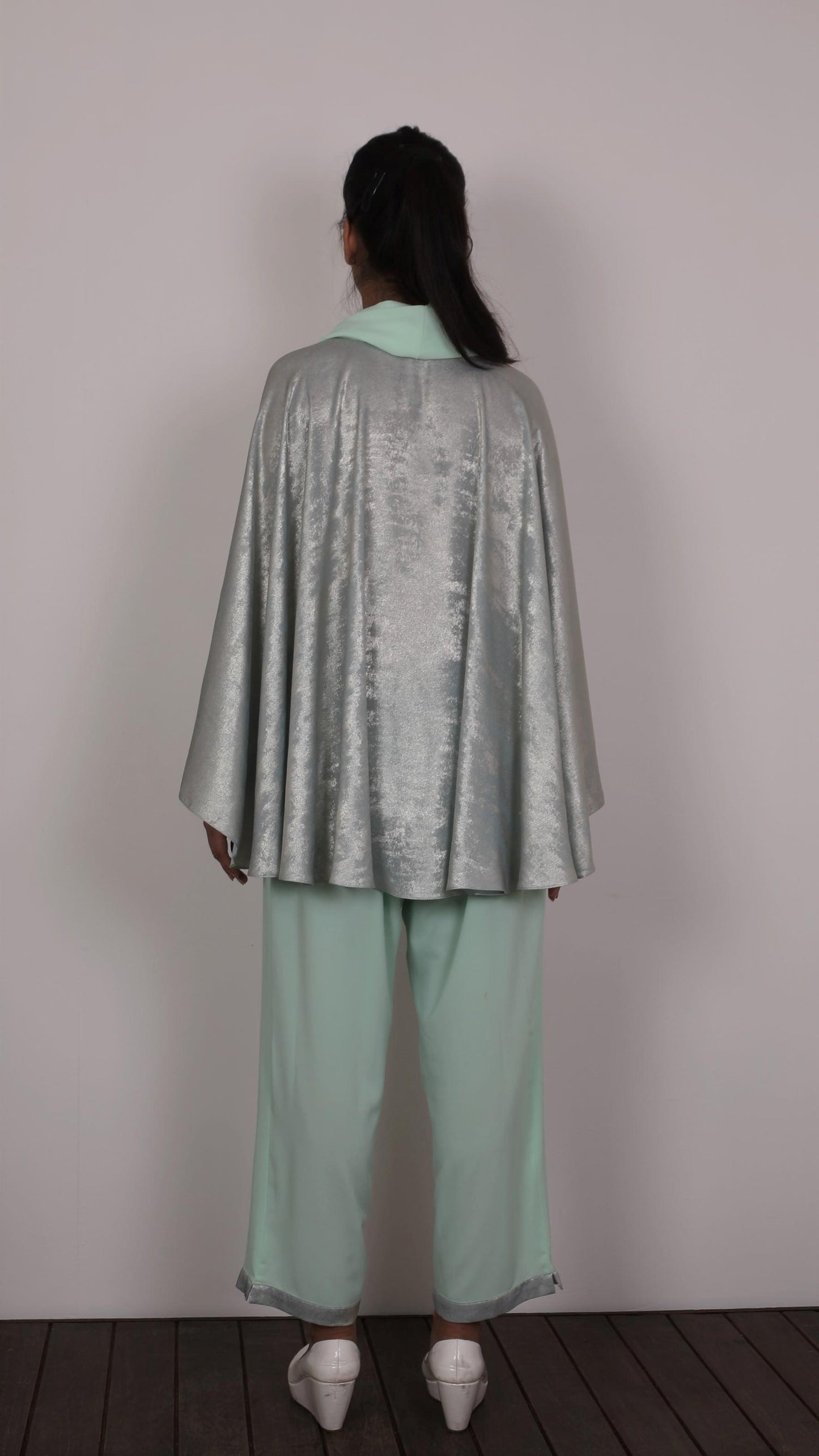 Poncho Top With Pants
